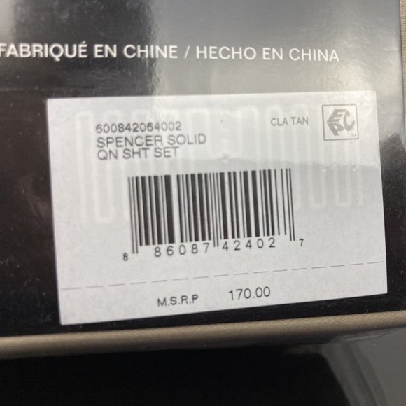 Lauren Ralph Lauren Spencer 475 TC Cotton Sateen 4 pc Sheet Set + 2 Euro Shams - Picture 9 of 12